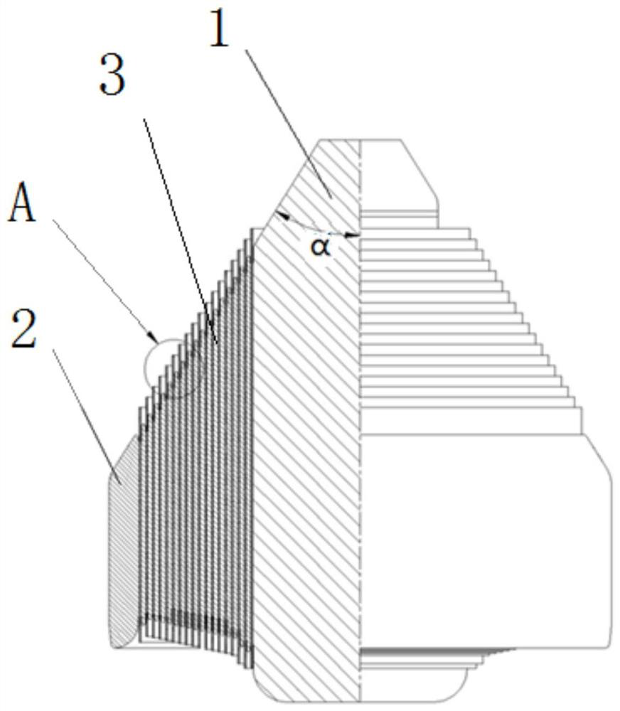 A dry-type high-voltage low-inductance coaxial peaking capacitor and its manufacturing process