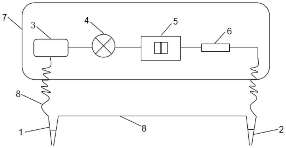 Electrostatic grounding device with self-detection function