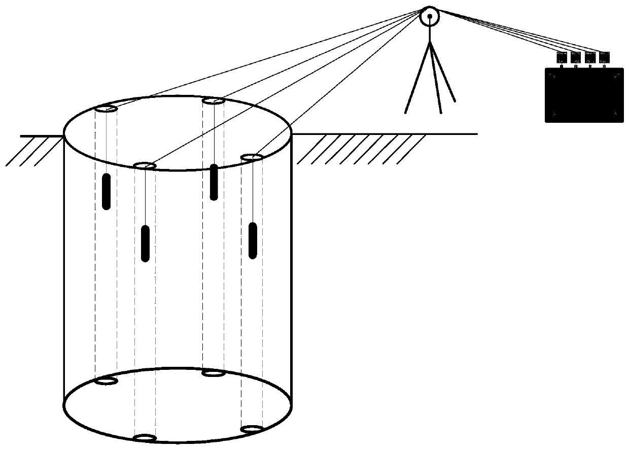 System and method for multiple pipeline ultrasonic non-destructive detection and automatic detection for three-dimensional modelling locating dead pixels