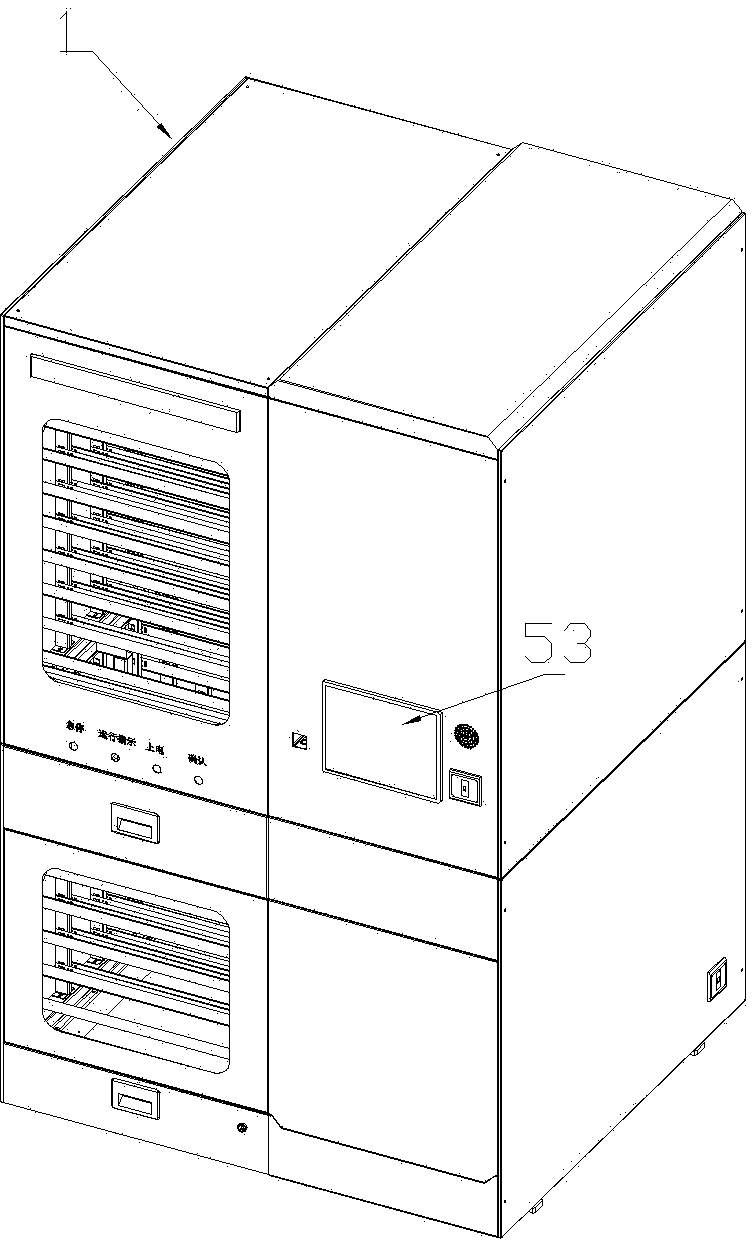 Automatic storage cabinet