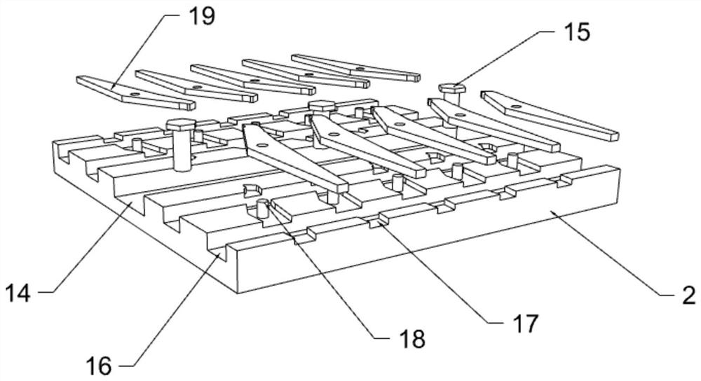 Separating device for overlapped shears