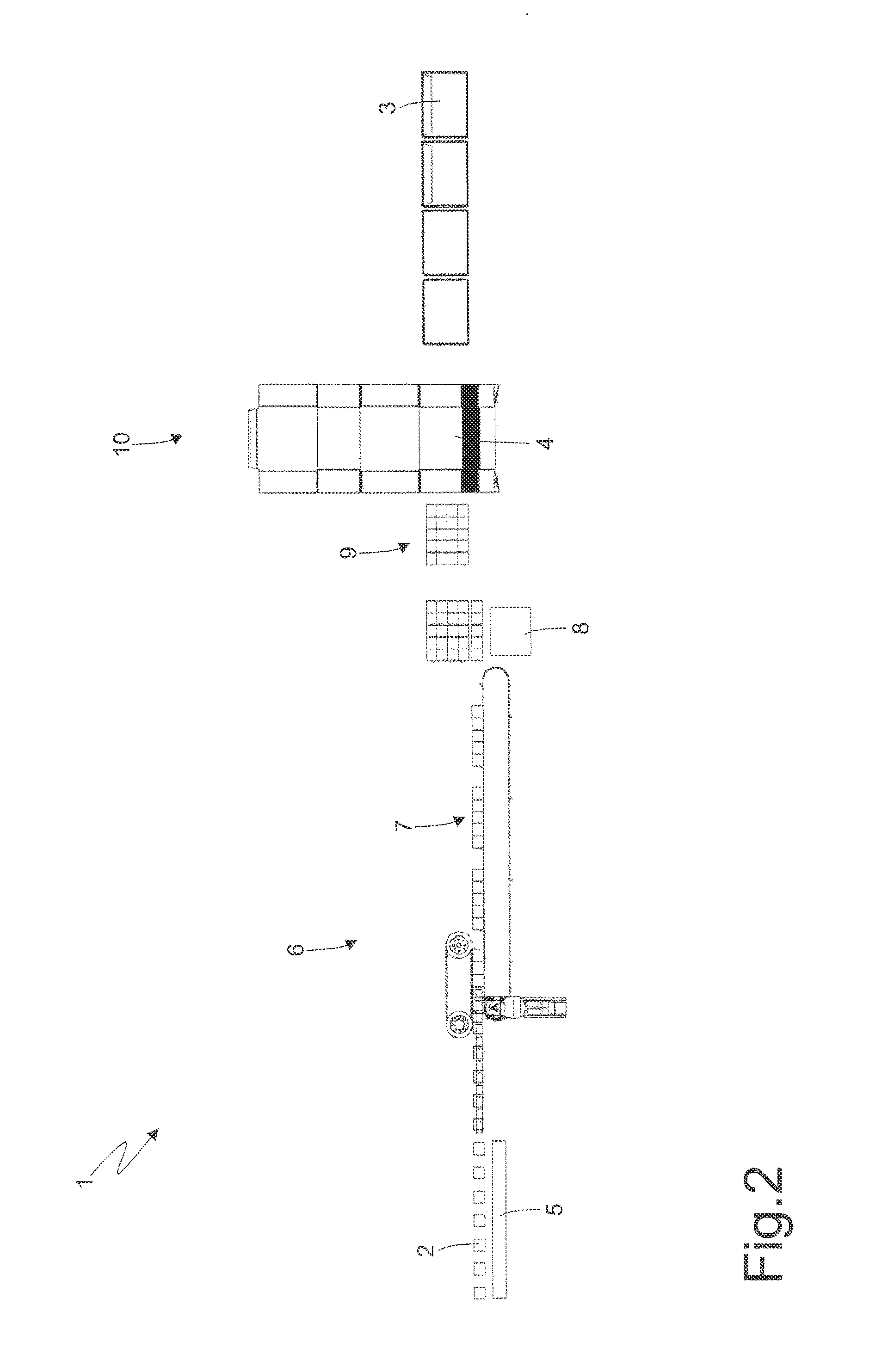 Packing unit and method for folding a blank on a packing machine