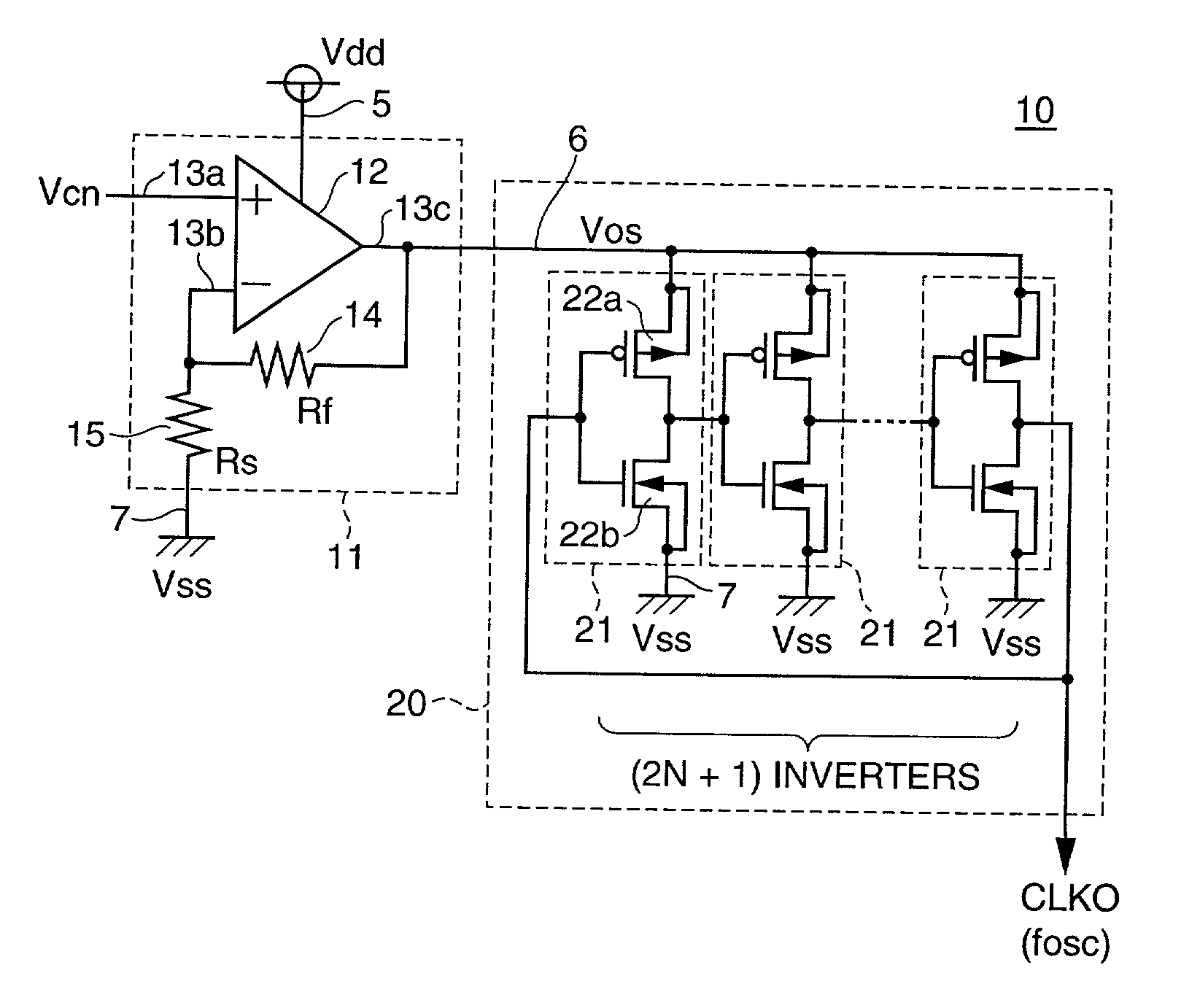 VCO circuit with wide output frequency range and PLL circuit with the VCO circuit