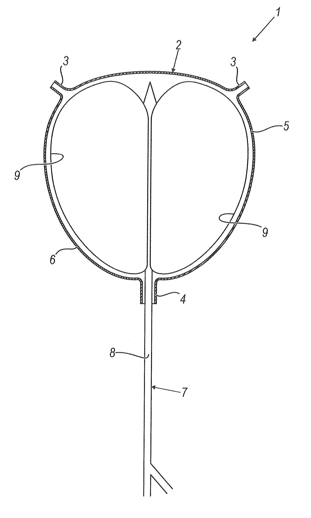 Orthotopic artificial bladder endoprosthesis