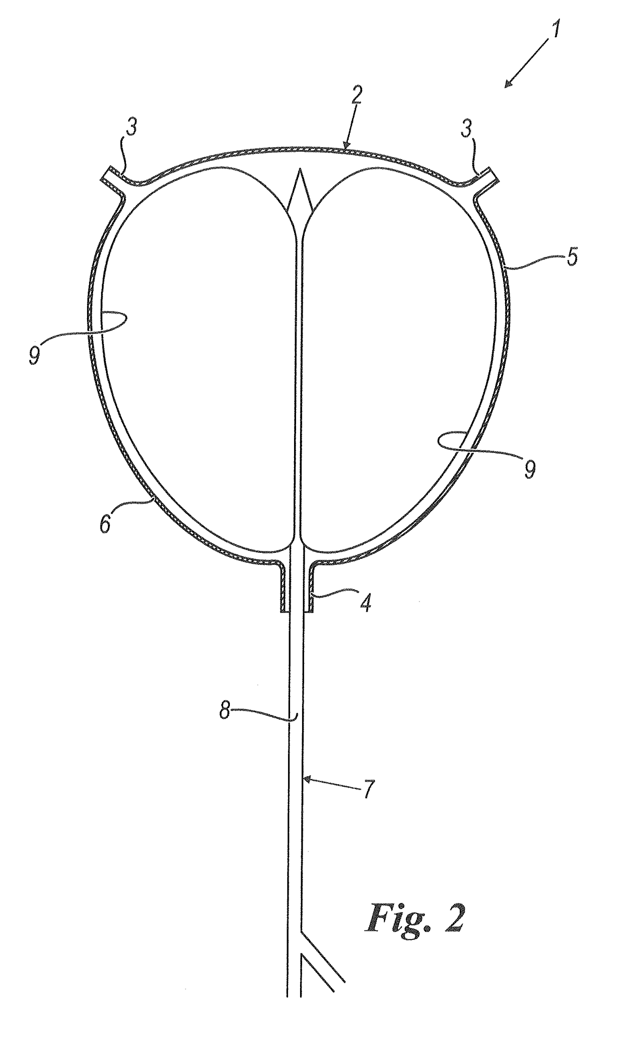 Orthotopic artificial bladder endoprosthesis
