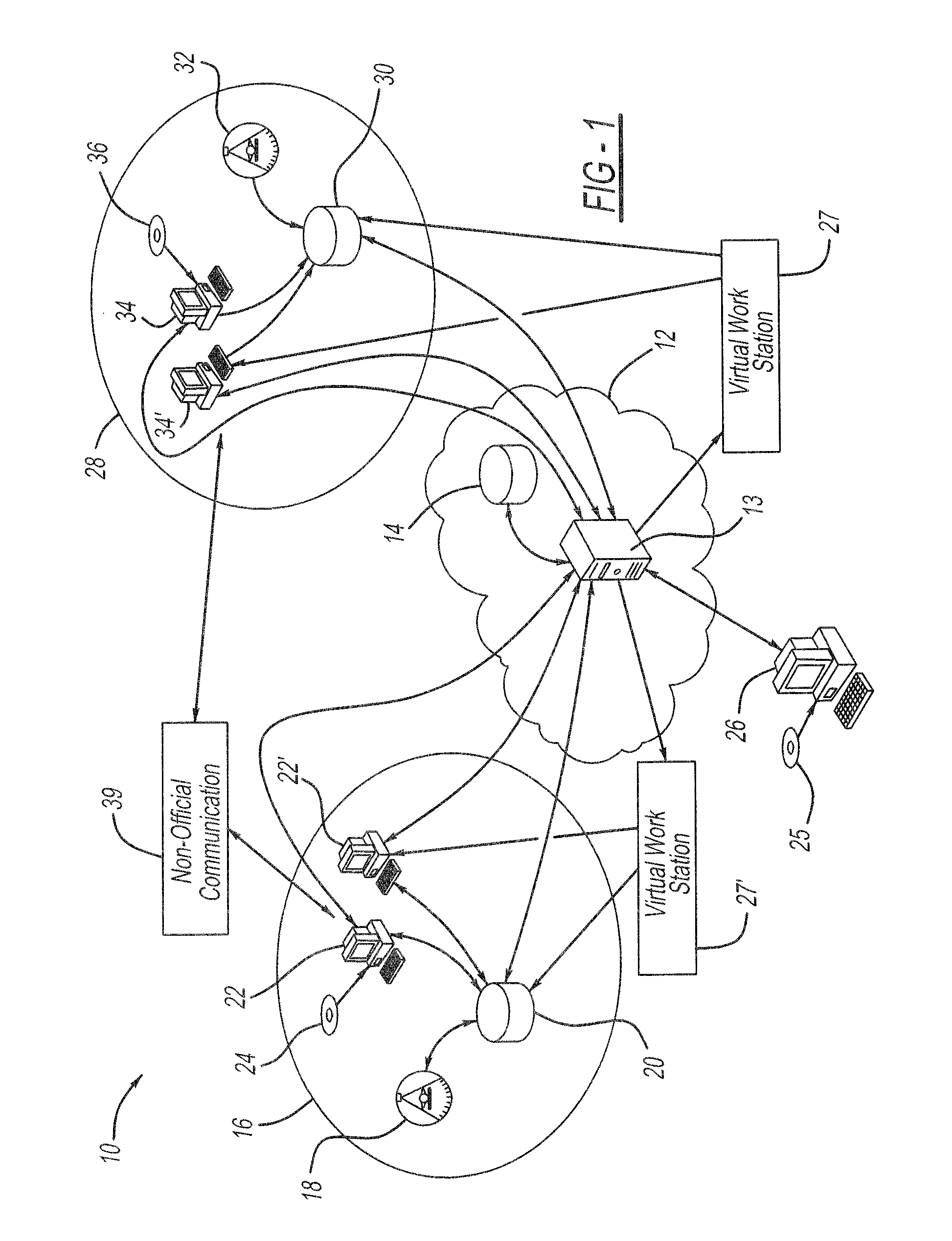 System combining automated searches of cloud-based radiologic images, accession number assignment, and interfacility peer review