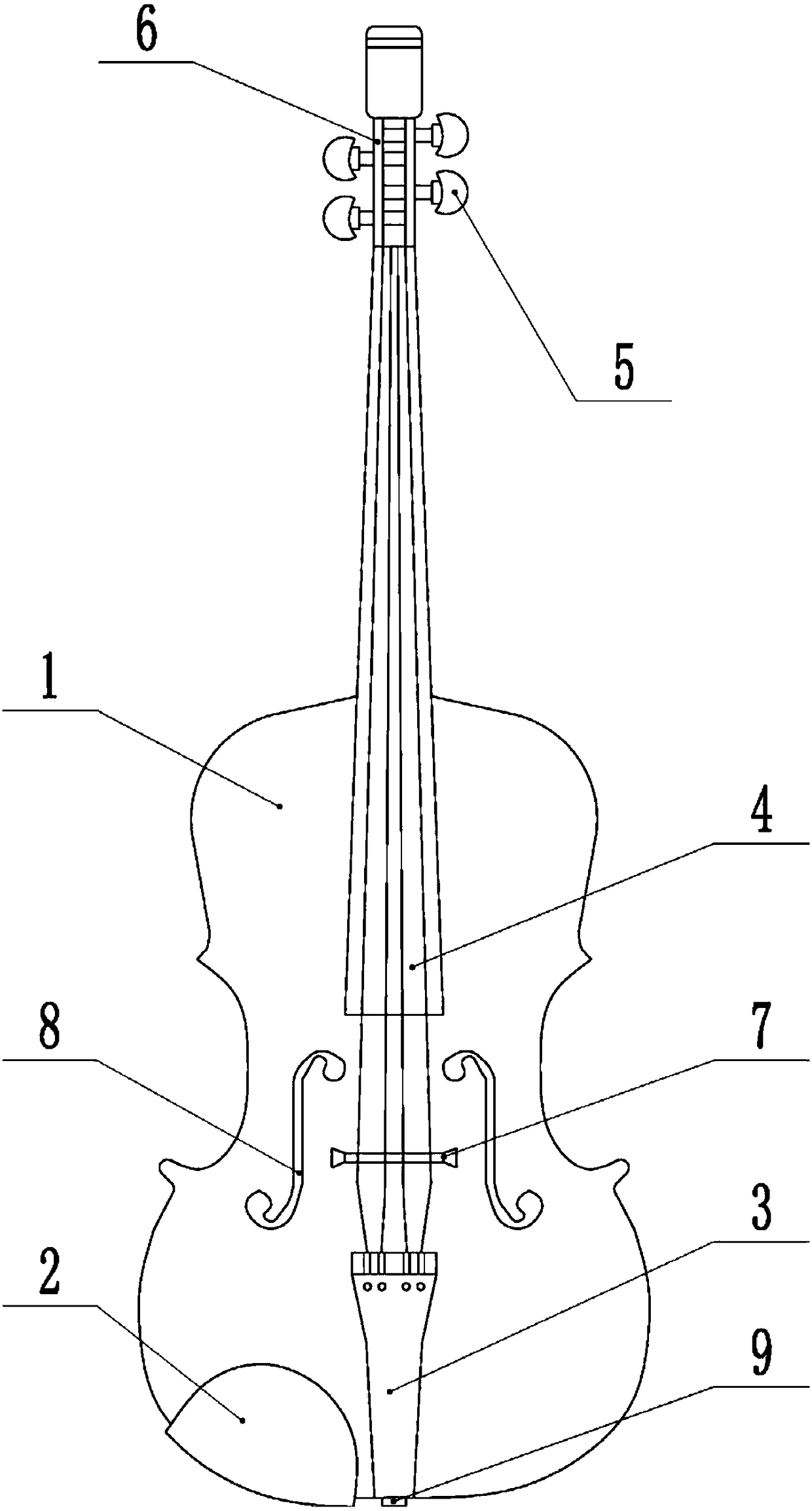 Standard appliance for collective teaching of Huang bell