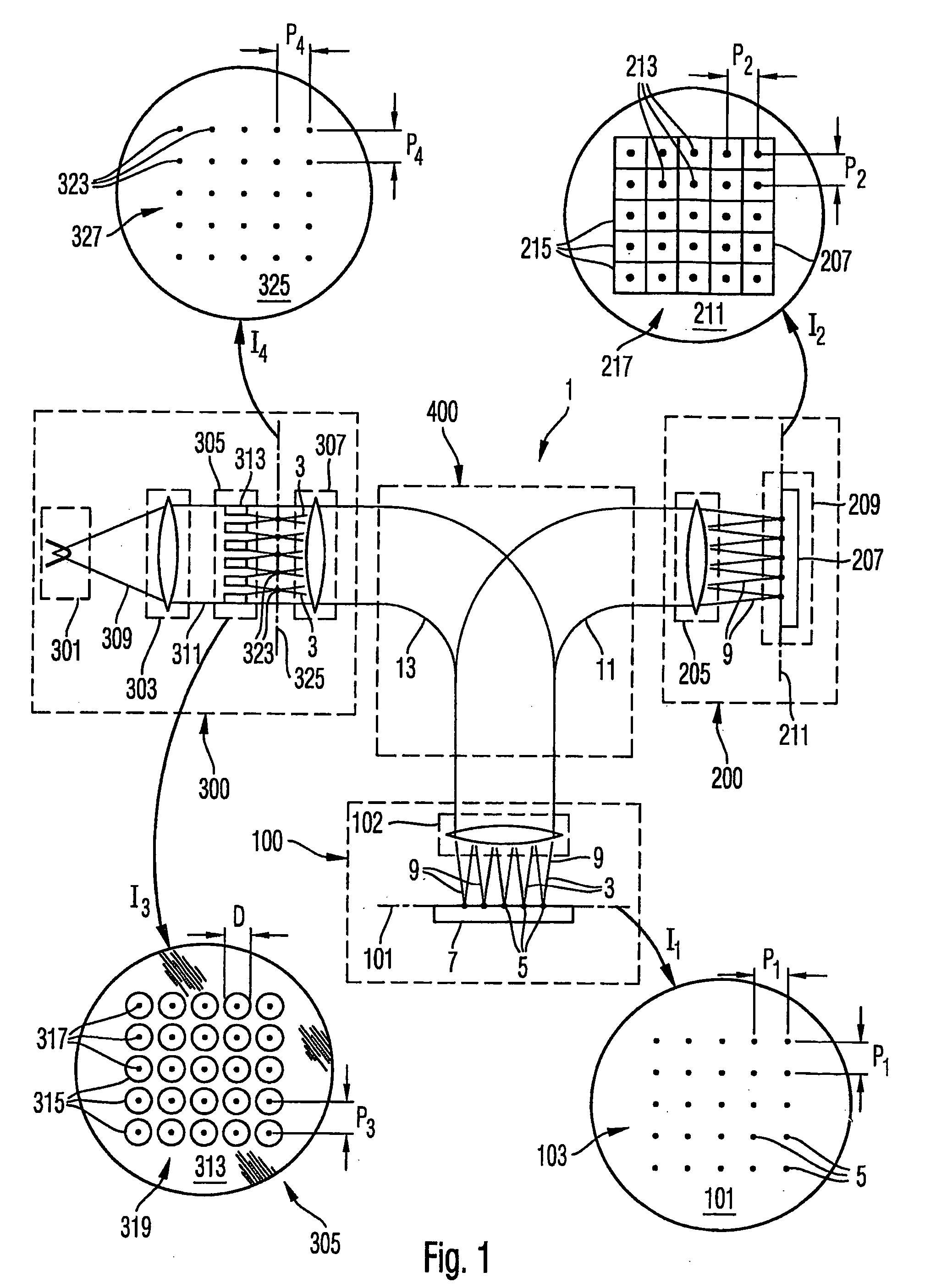 Particle-optical systems and arrangements and particle-optical components for such systems and arrangements