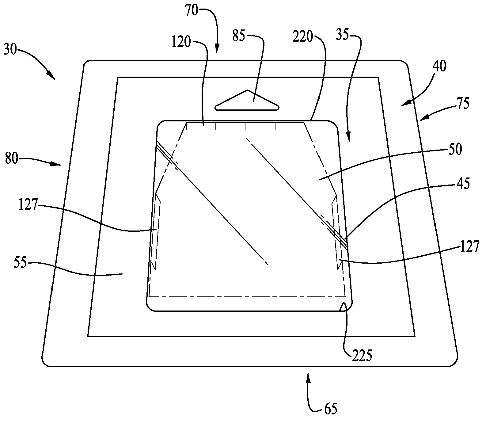 Illumination arrangement for data readers