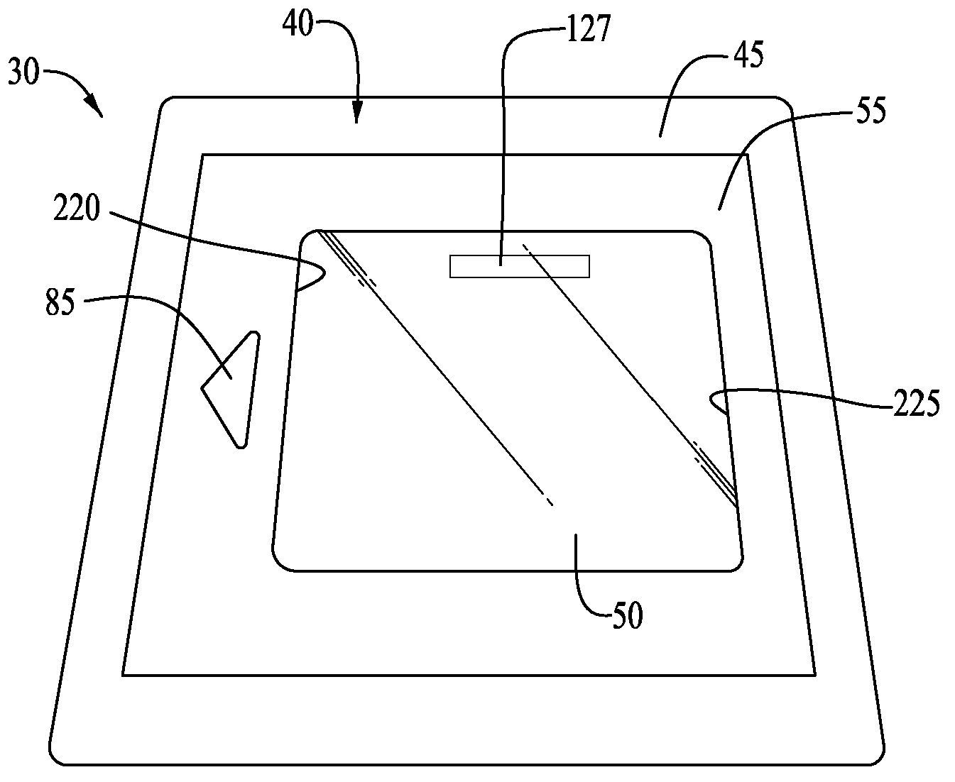 Illumination arrangement for data readers