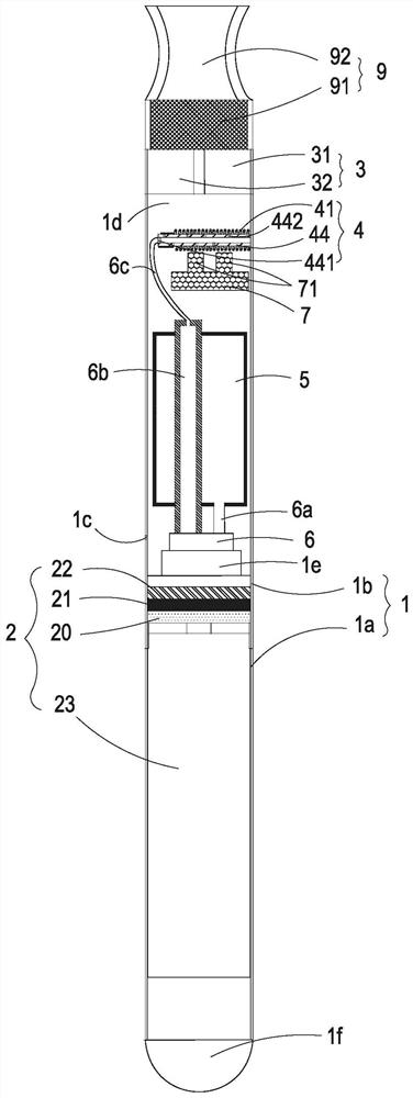 Electronic cigarette drive module