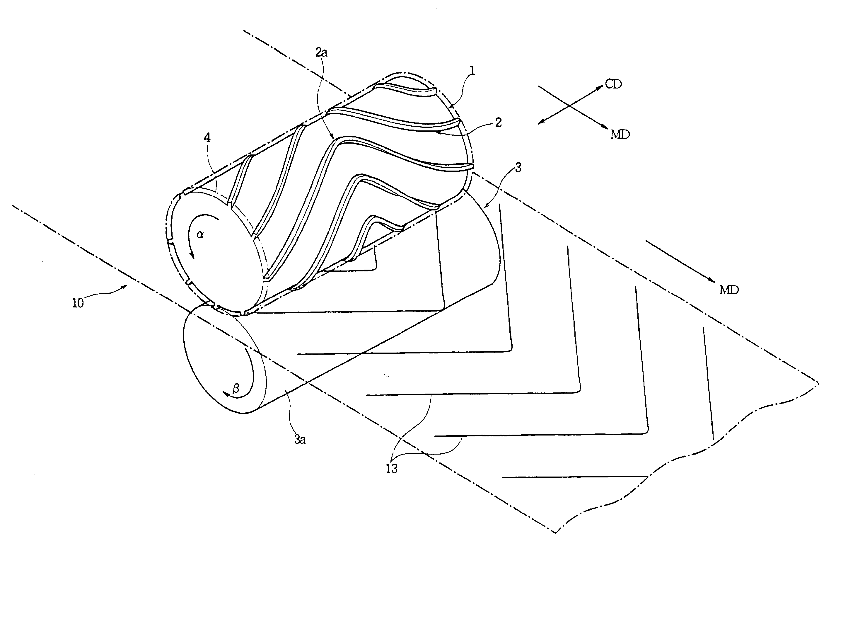 Heat-sealing method and apparatus for fiber sheets