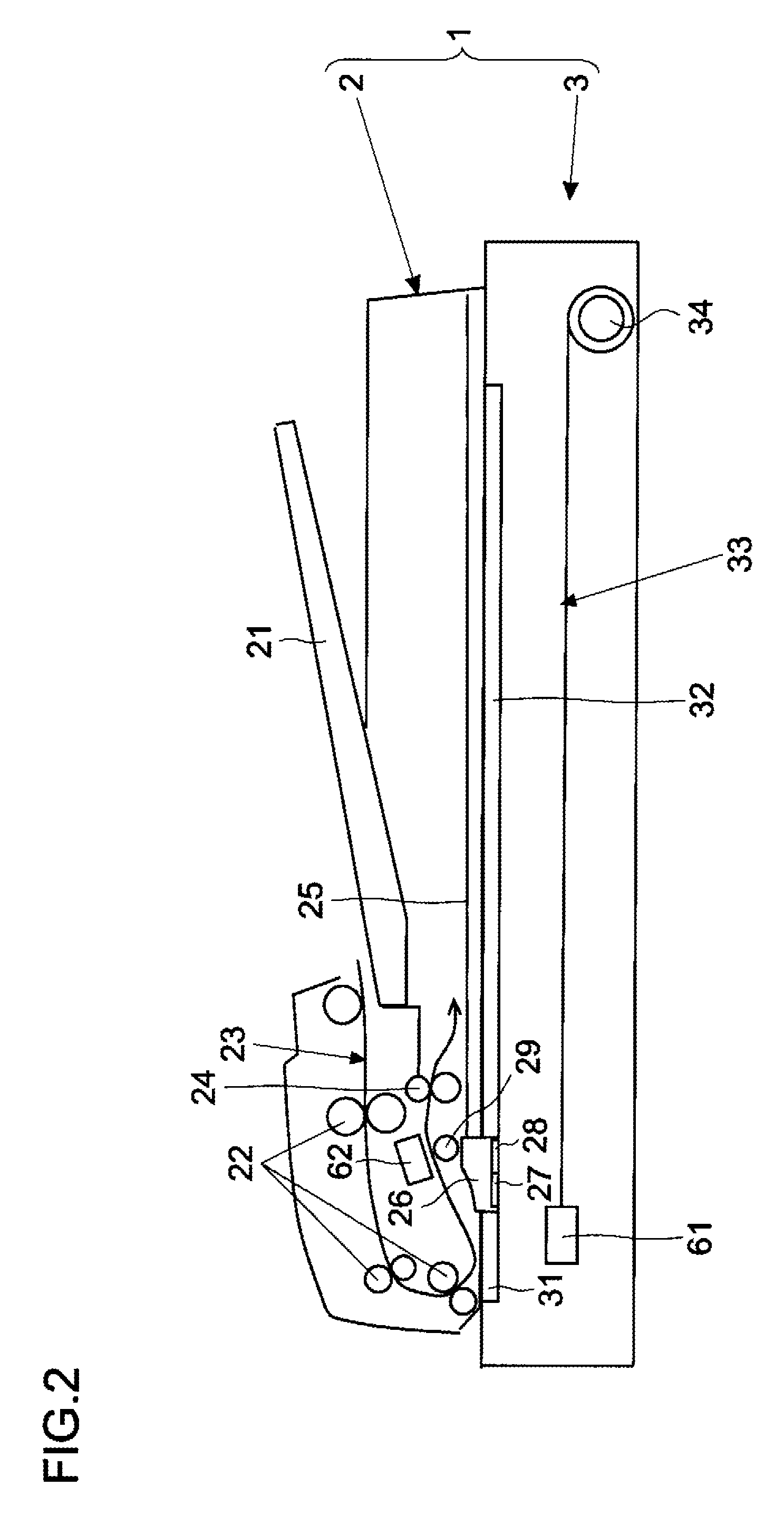Image scanning device, image forming device, and method for correcting pixel value for pixel corresponding to position of rod lens array joint