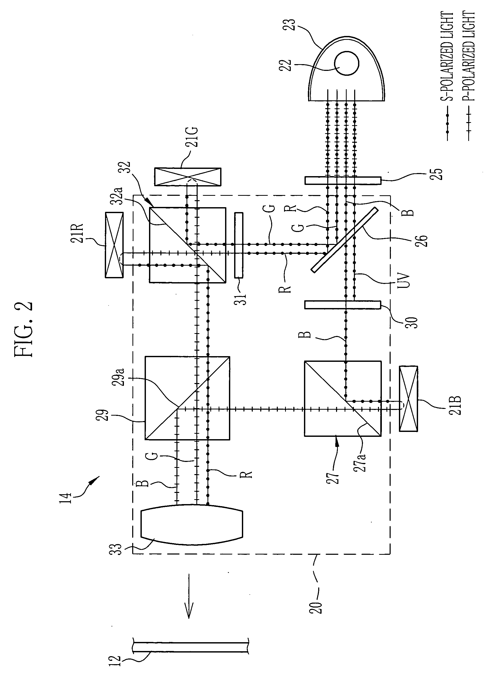 Liquid-crystal projector