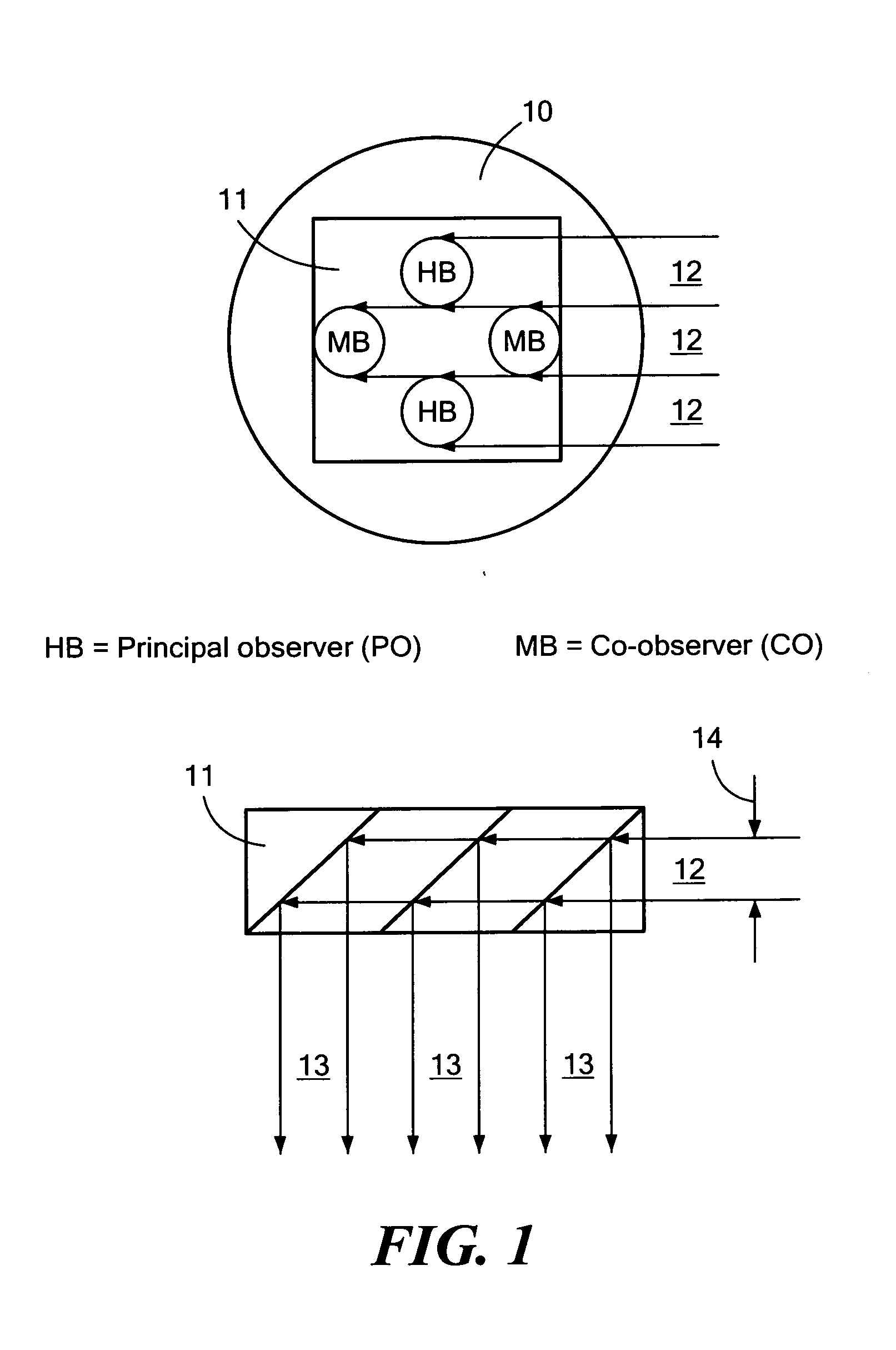 Illumination device as well as observation device