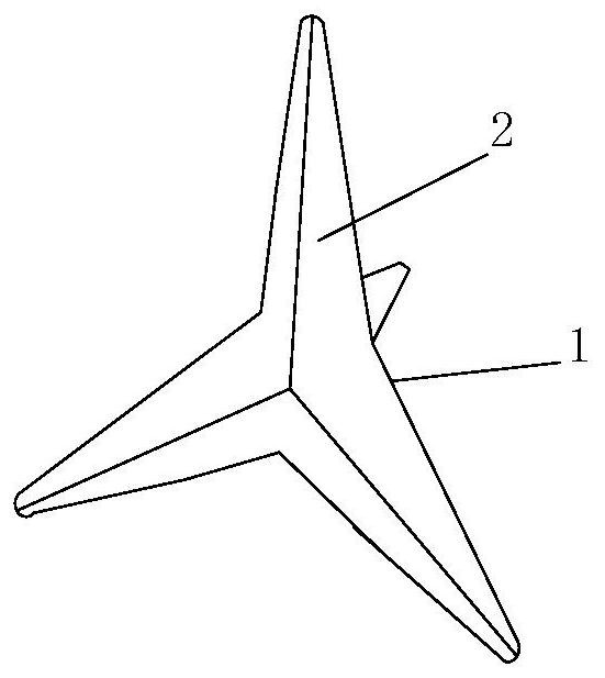 Asphalt pavement artificial reinforced aggregate used for being matched and embedded with aggregate