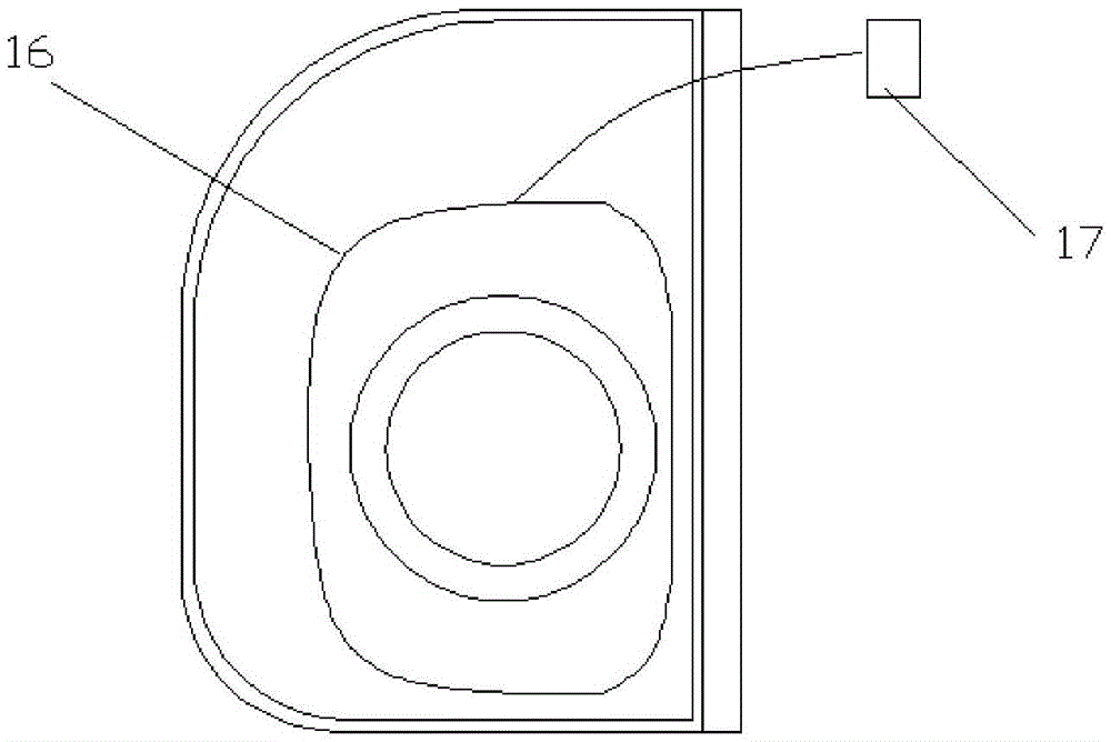 Circular screen head of circular screen printer
