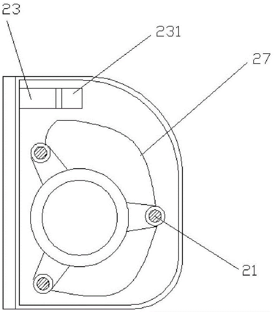 Circular screen head of circular screen printer