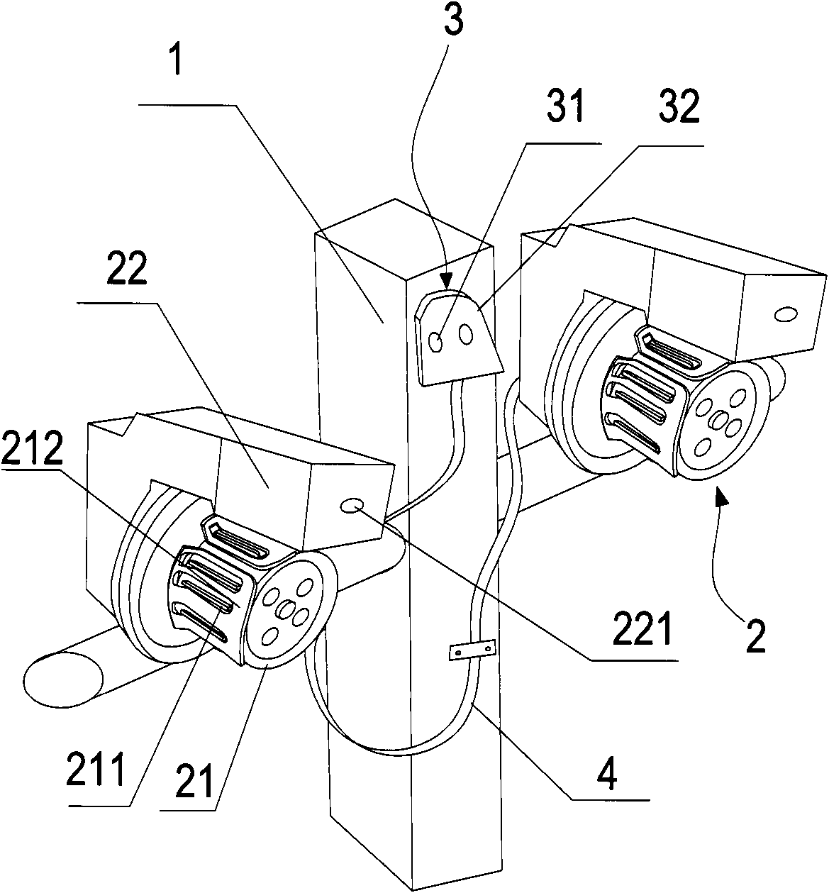 Dual-station yarn feeding device