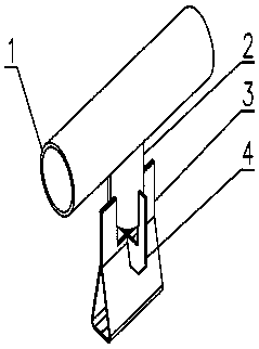 Nozzle for blowing filtering dust collector