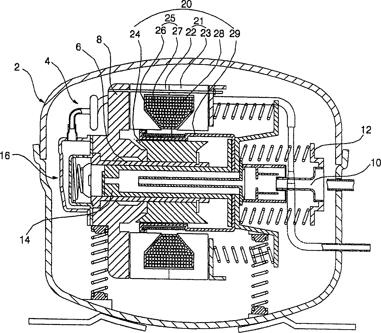 Stator of linear motor