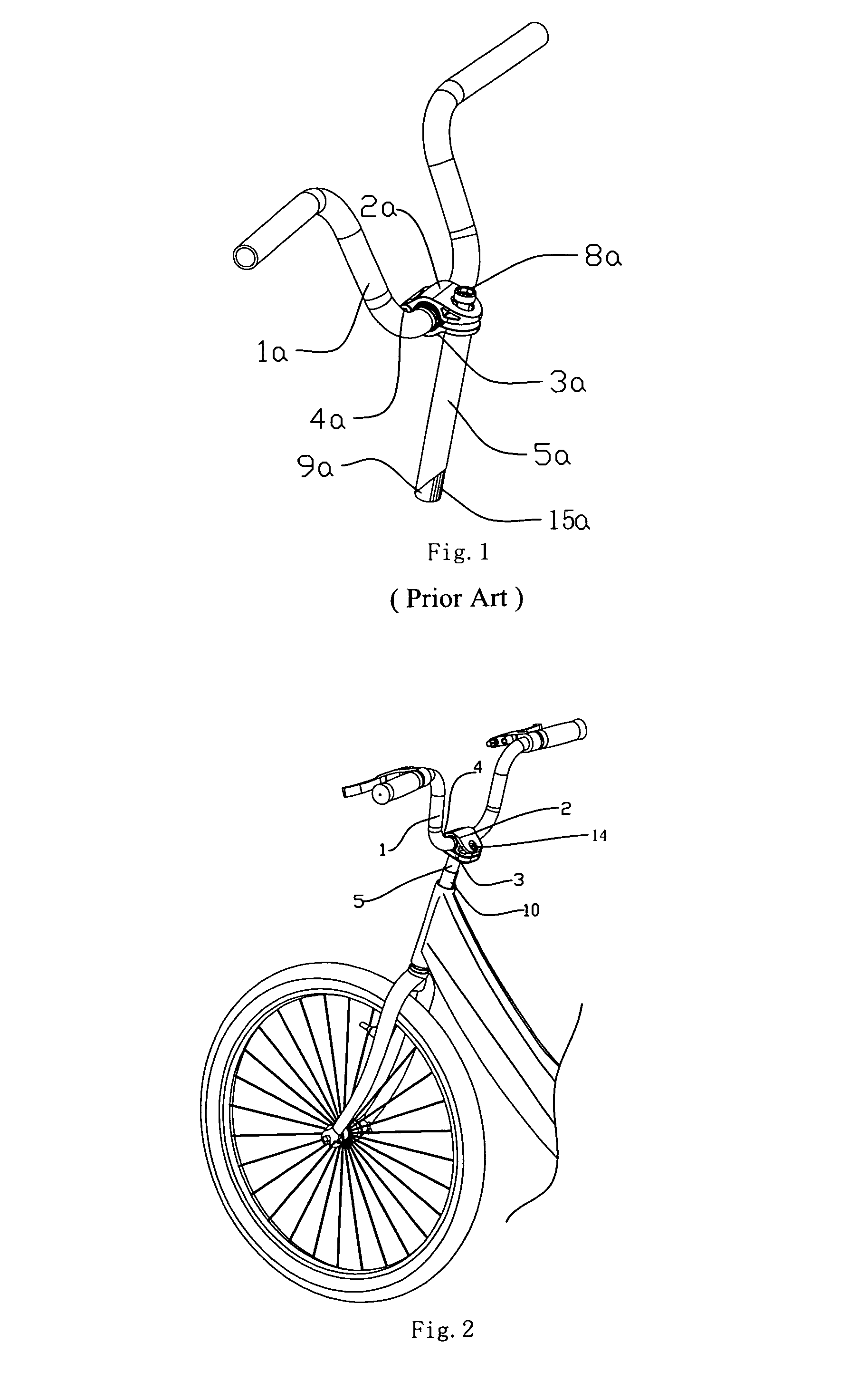Adjusting mechanism for handle position of bicycle