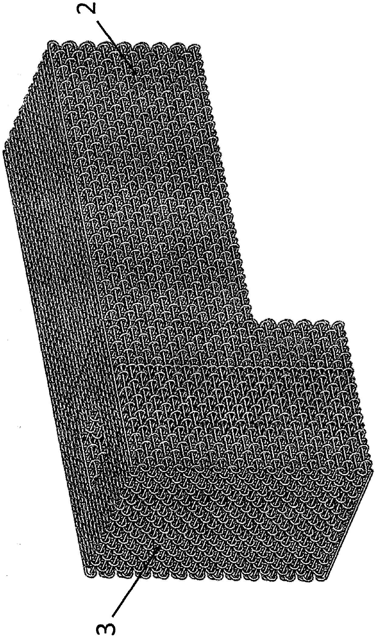 A kind of integral rudder reinforcement fabric and weaving method thereof