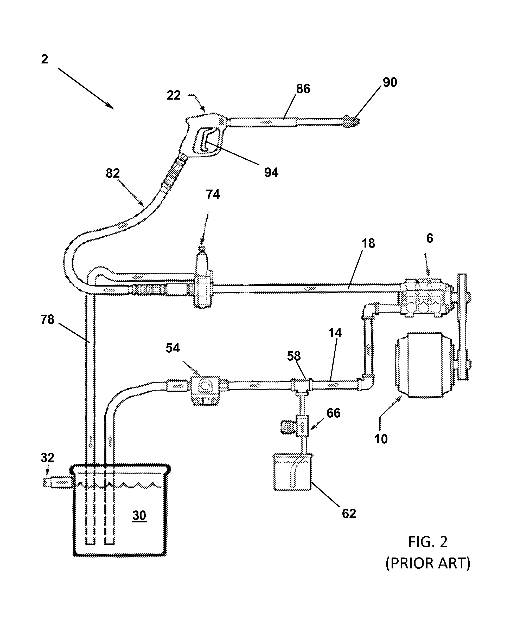 Pressure washer device employing a cool bypass