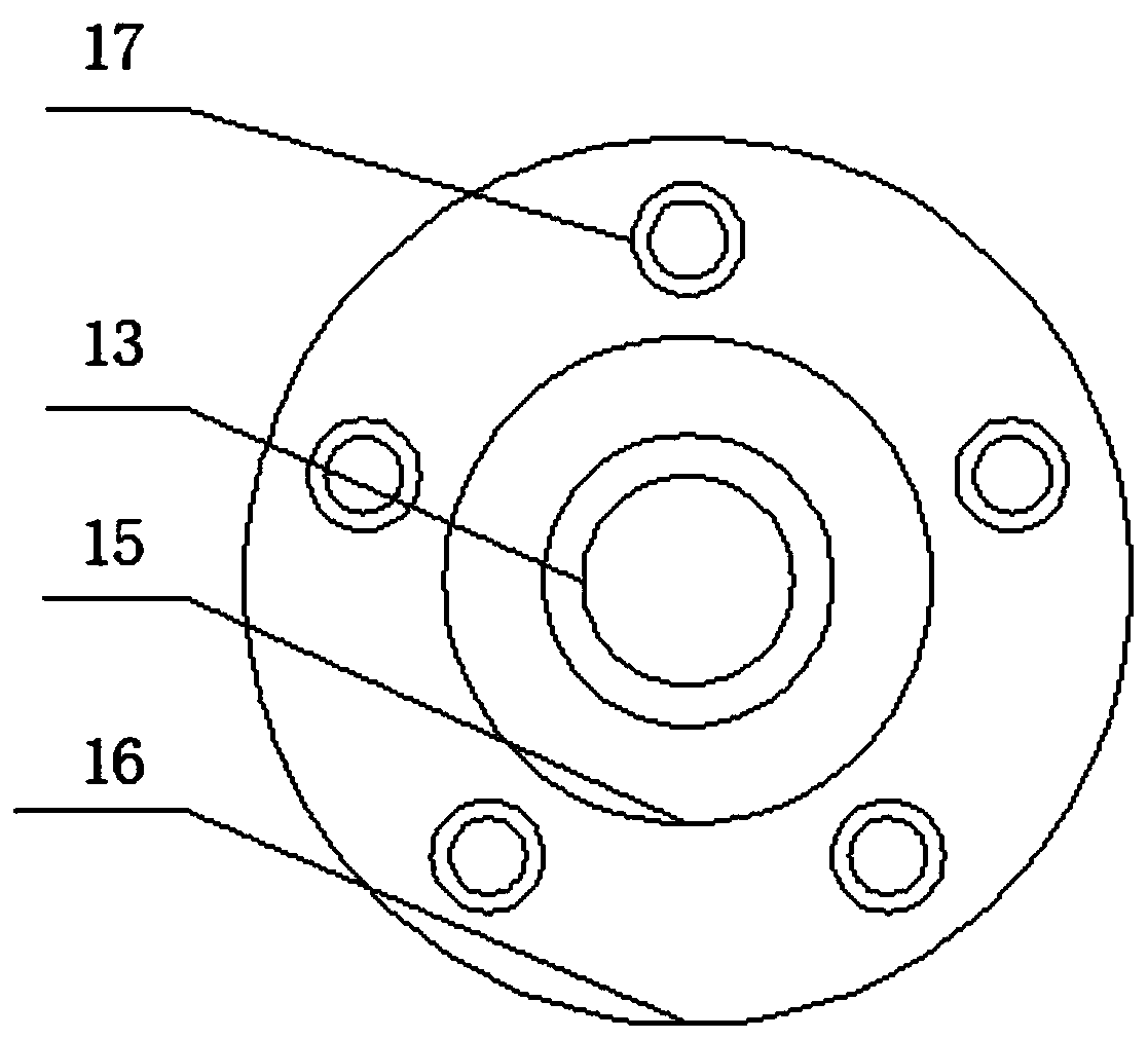 Rotary target of magnetron sputtering coating machine
