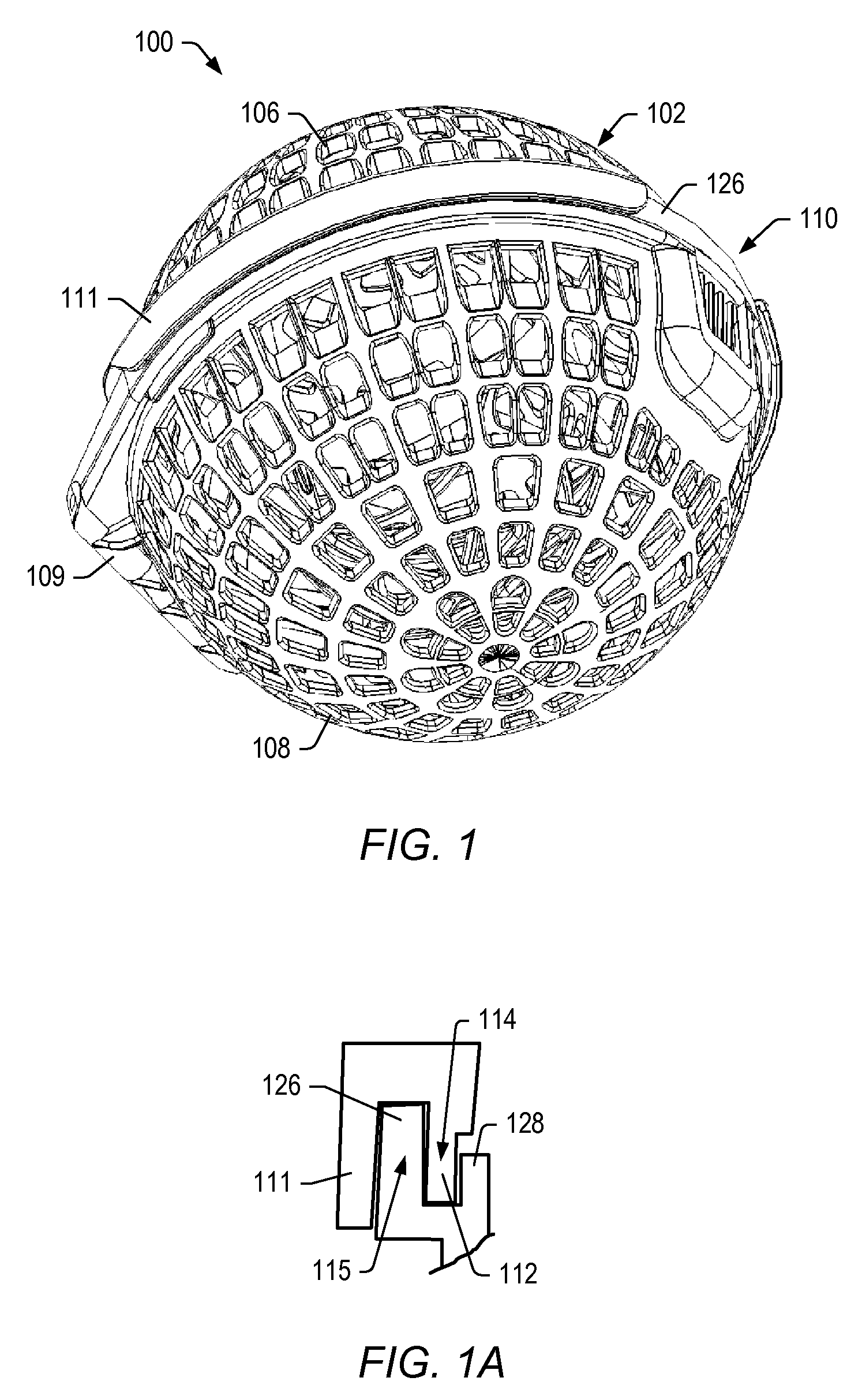 Garment washing device with removable form