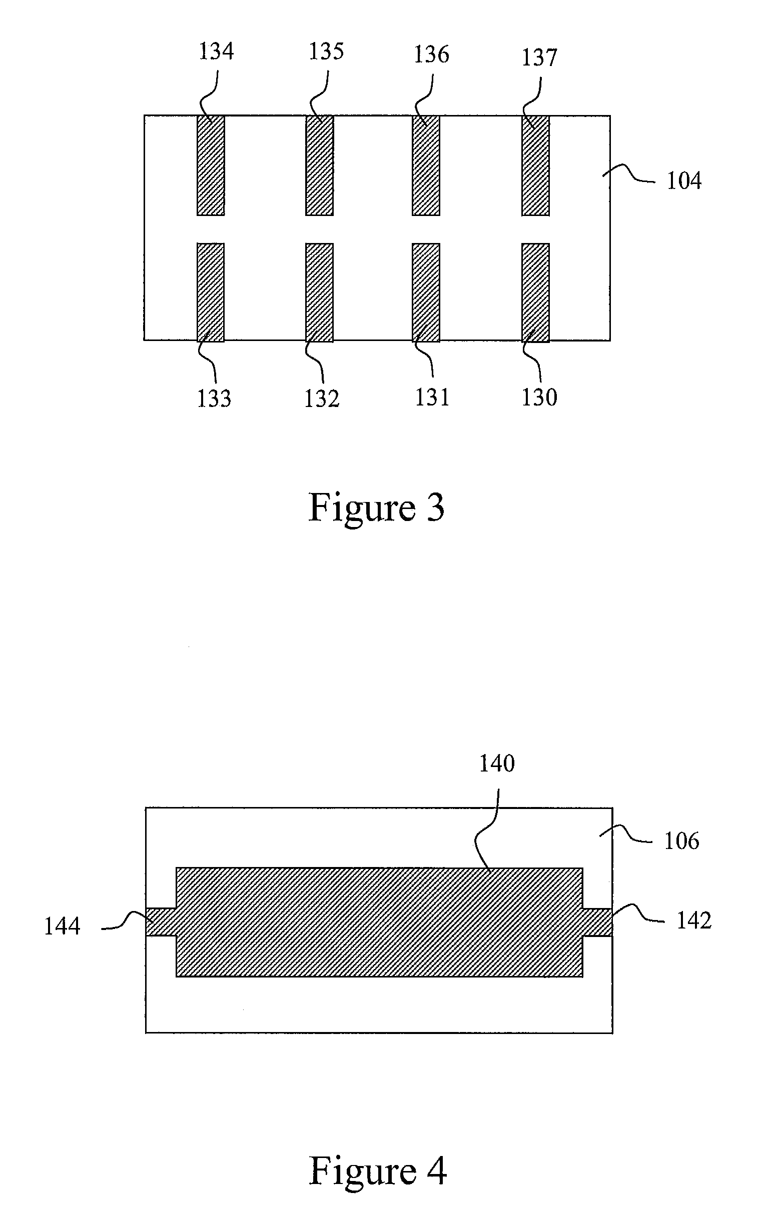 Element array and footprint layout for element array