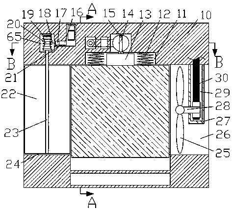 Electrostatic dust collection device capable of avoiding reentrainment of dust