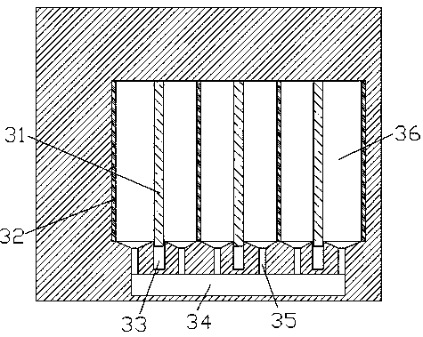 Electrostatic dust collection device capable of avoiding reentrainment of dust