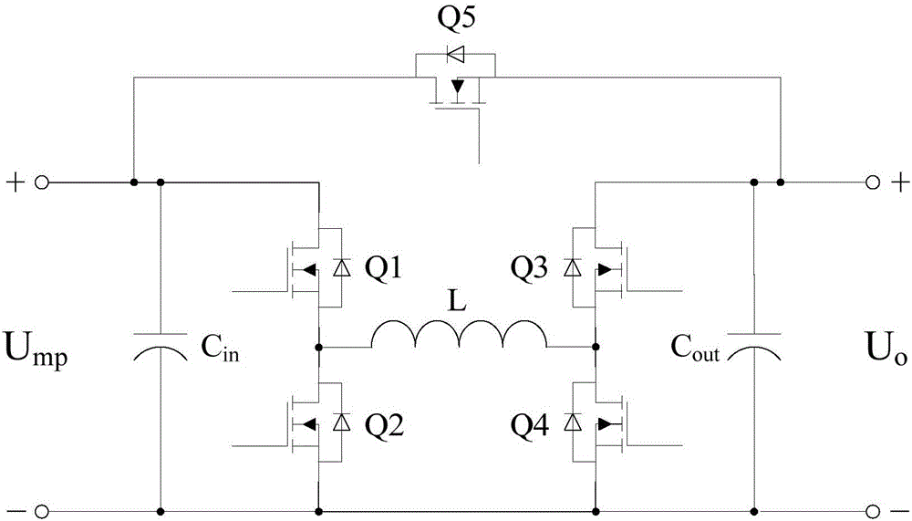 MPPT control circuit based on improved H-bridge DC-DC topology