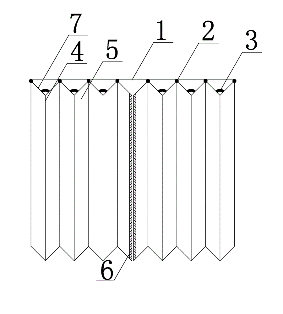 Folded anti-theft window