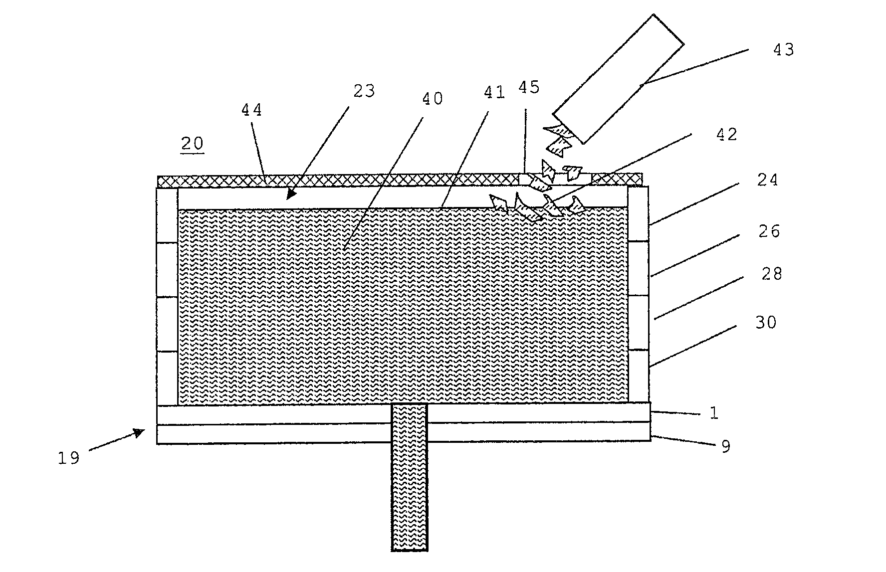 Method and device for the continuous melting or refining of melts