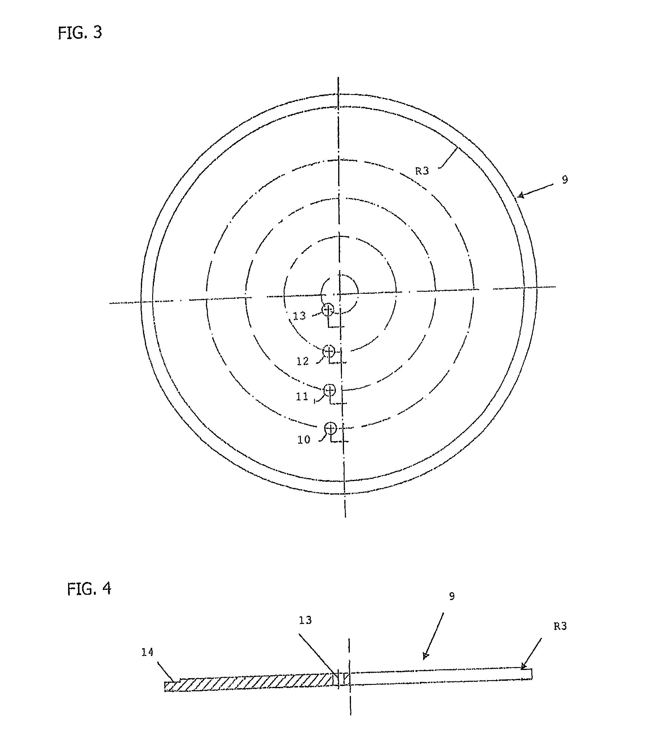 Method and device for the continuous melting or refining of melts
