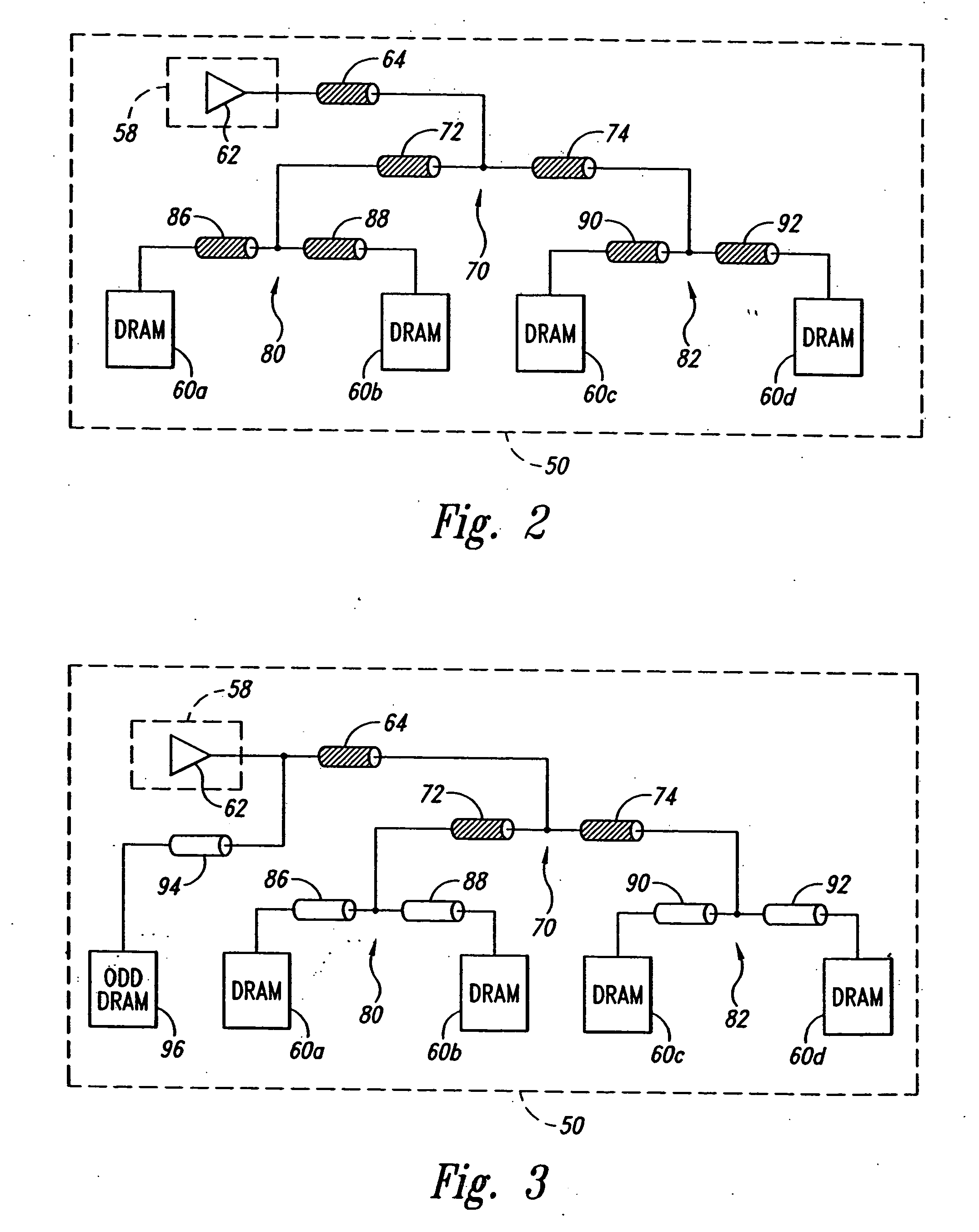 Memory module and method having improved signal routing topology