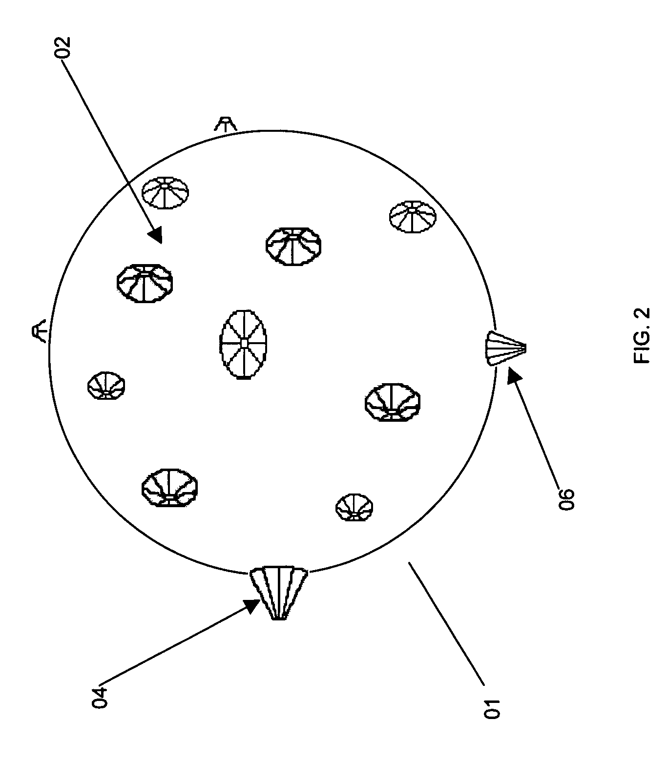 Mine clearing device incorporating unbiased motion