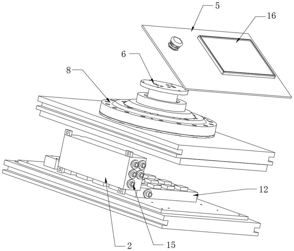 A grinding head offline testing platform and method