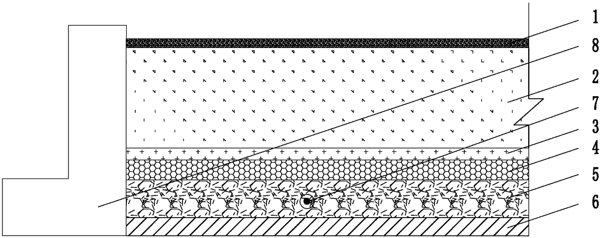 A sponge urban biological retention facility and a construction method thereof
