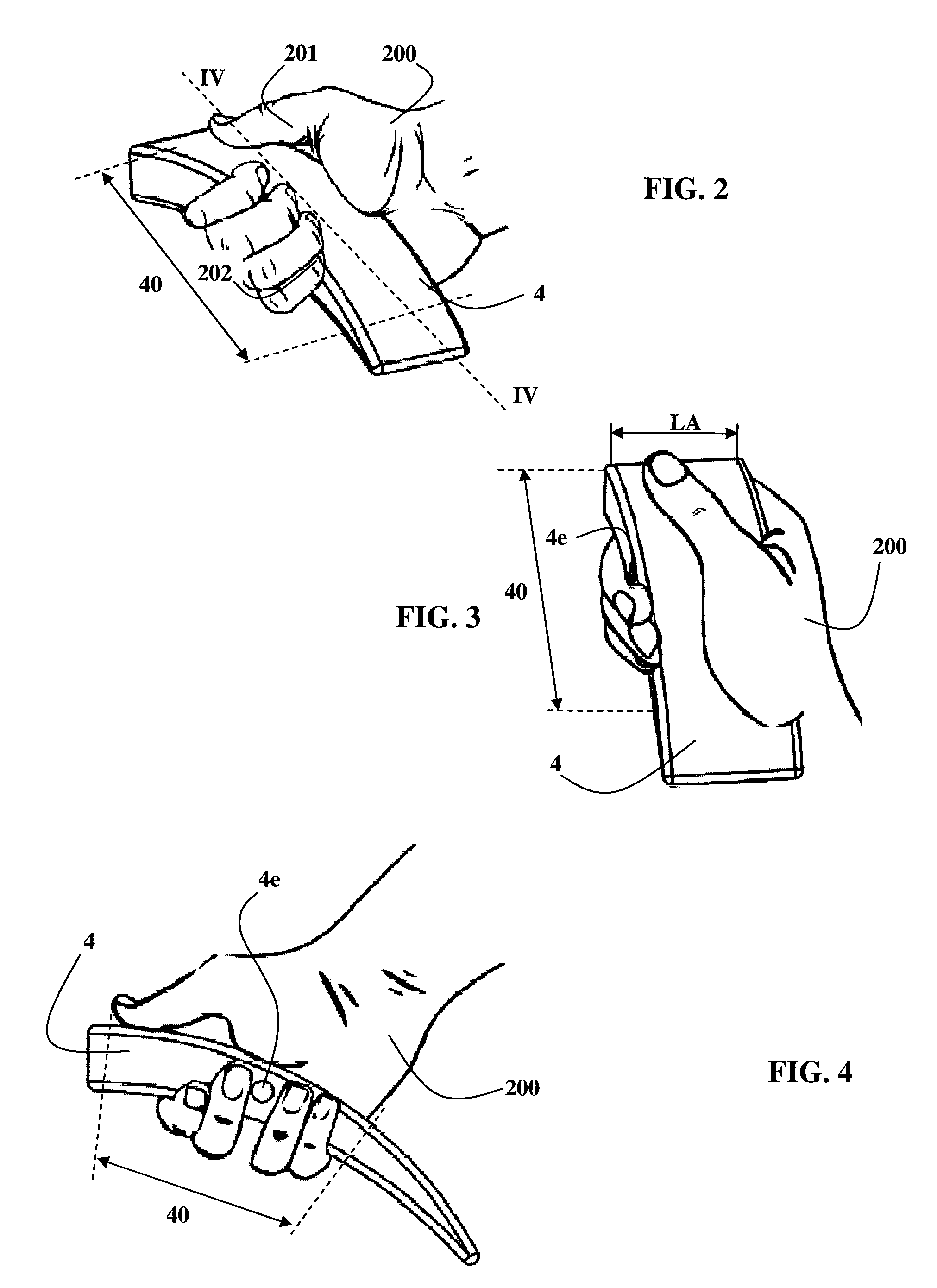 Manipulator with manual hold and comfortable articulation