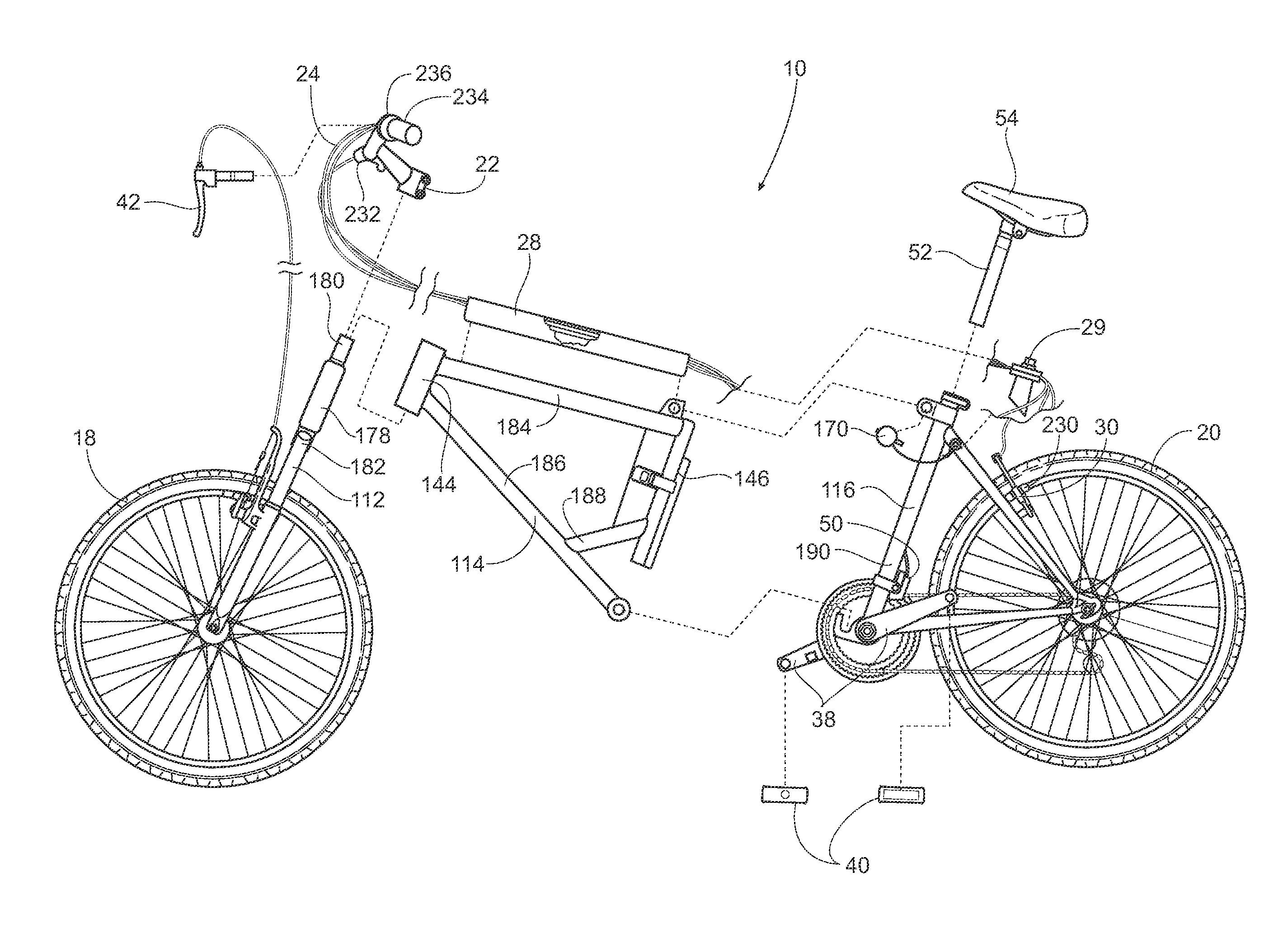 Sectional bicycle