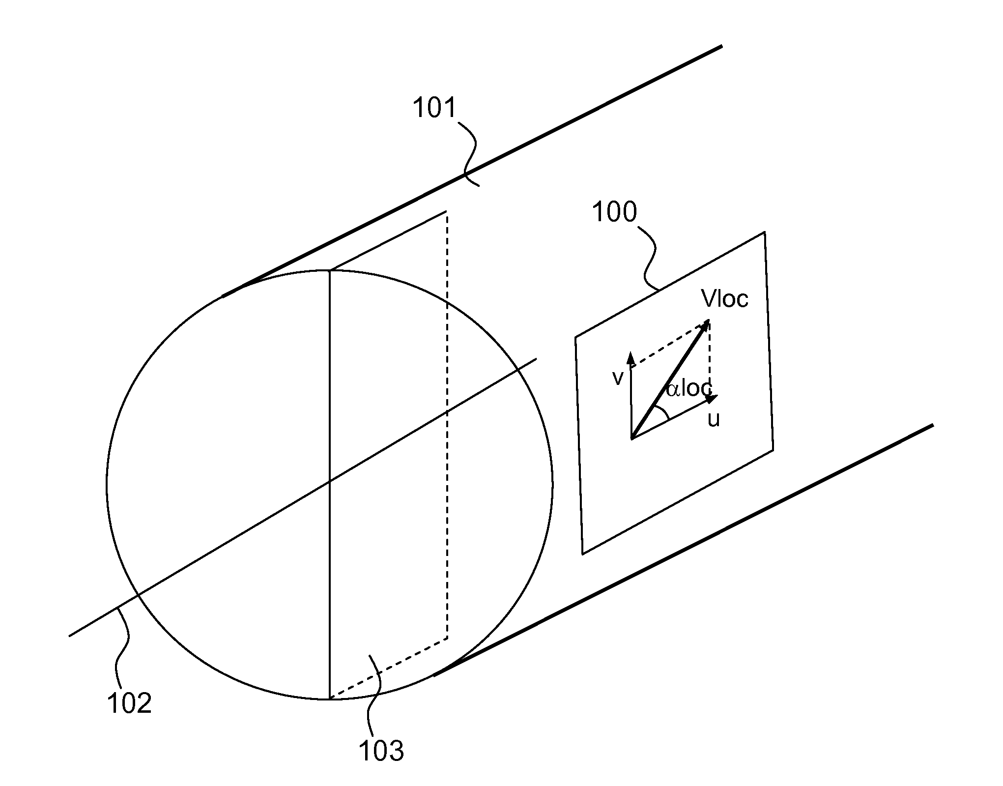 System for Determining the Airspeed of an Aircraft