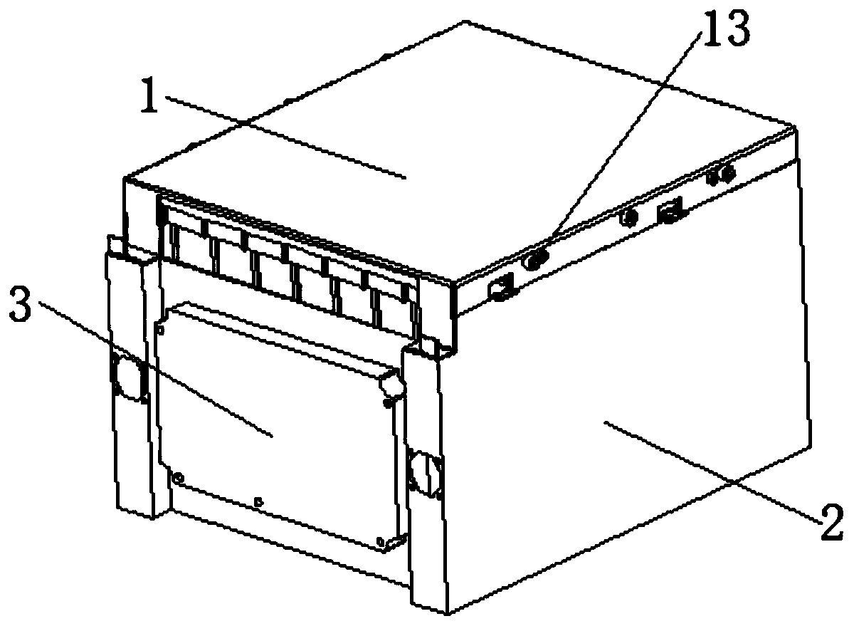 Smoke detection device for energy storage battery module and detection method thereof