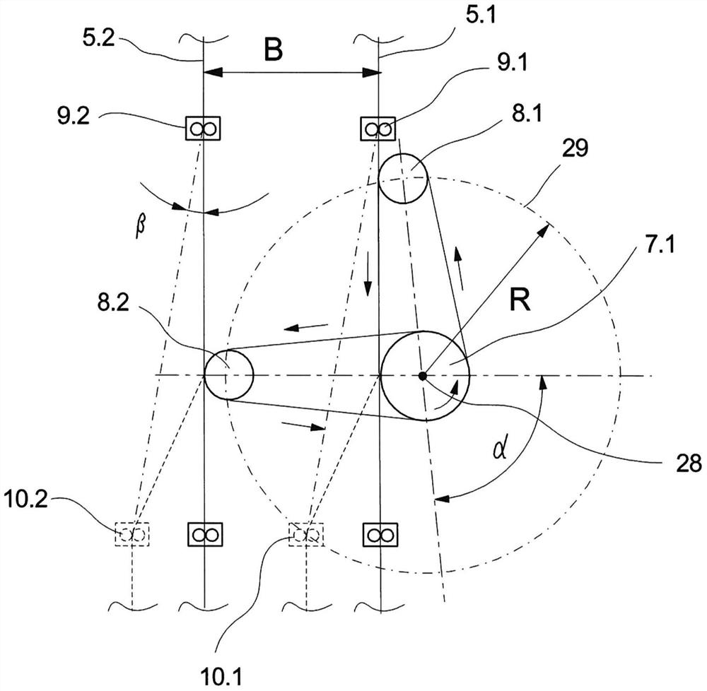 Method and textile machine for guiding a plurality of yarns in a textile machine