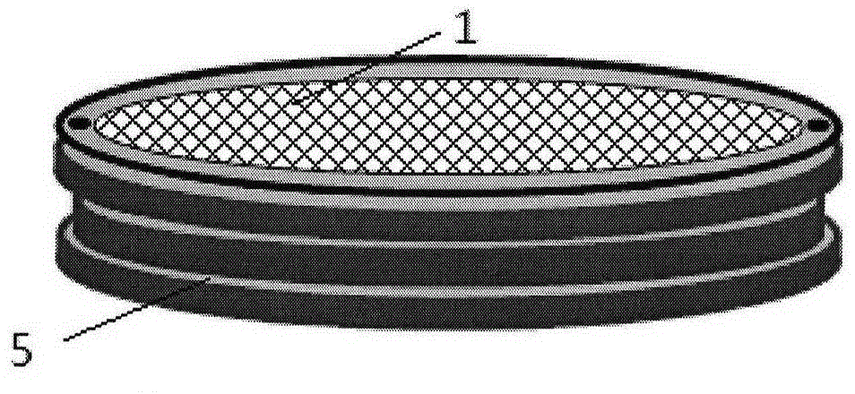 Filter membrane clamping and collecting method for falling dust of museum of ancient ruined site