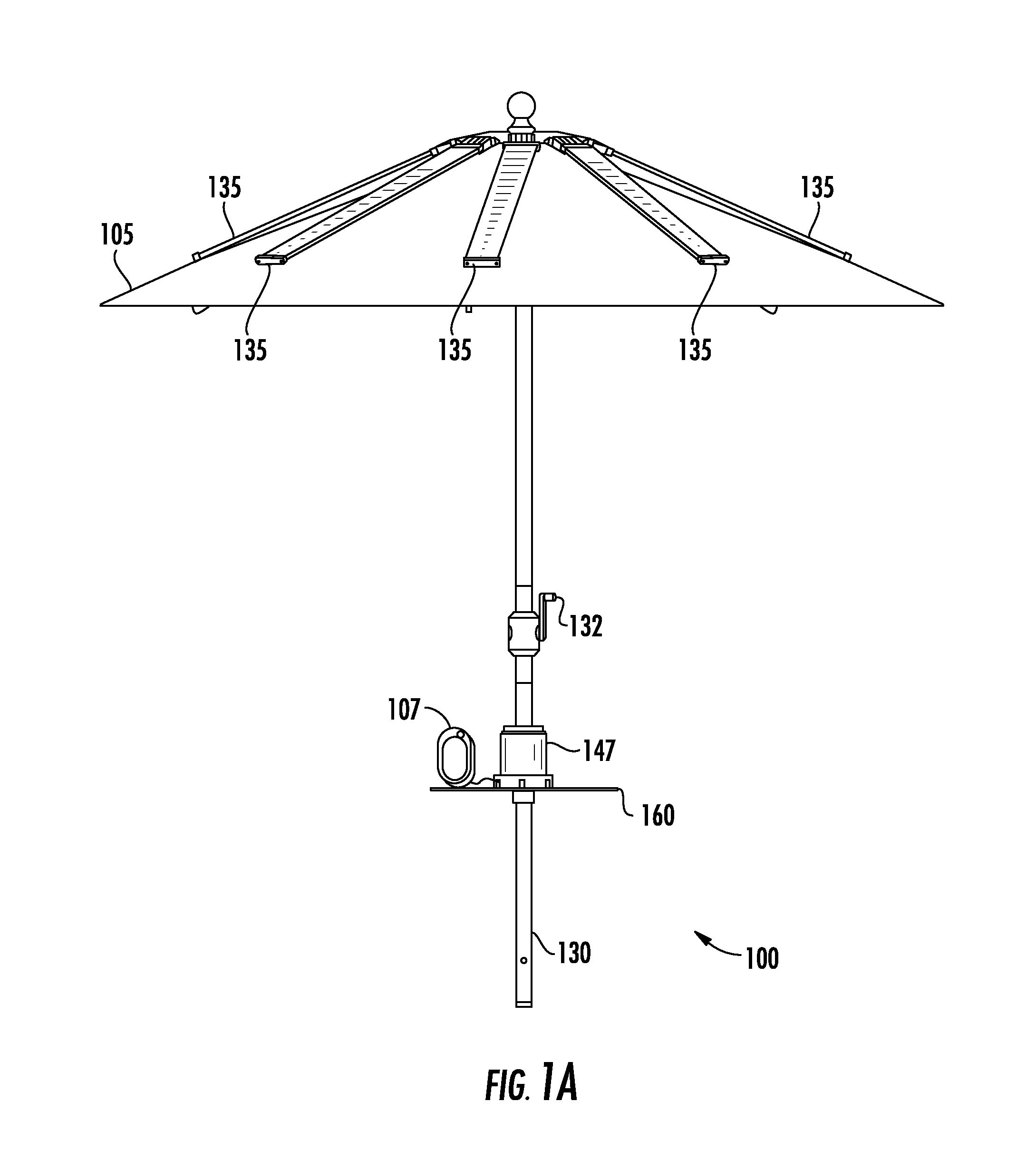 Sunshades with solar power supplies for charging electronic devices