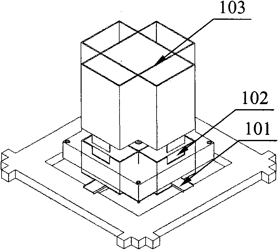 Method for lifting, hanging and installing frames of anti-vibration device for buildings