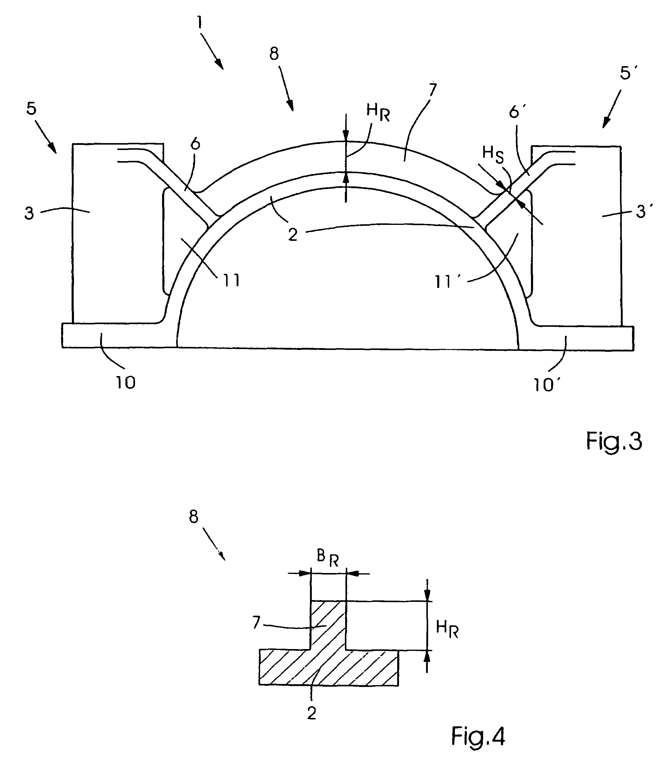 Bearing cover for a crankshaft bearing of an internal combustion engine